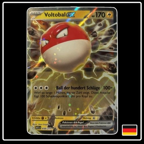 Voltobal ex 058/217 Pokemon Erhabene Helden