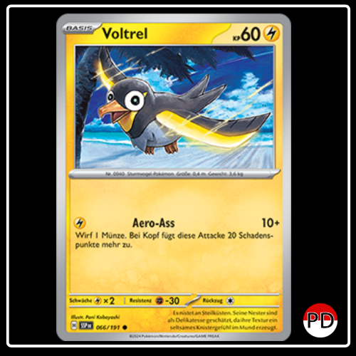 Voltrel 066/191 Pokemon Stürmische Funken