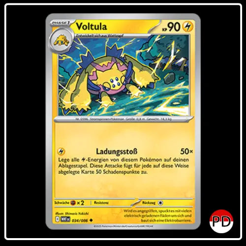 Voltula 034/086 Pokemon Weisse Flammen