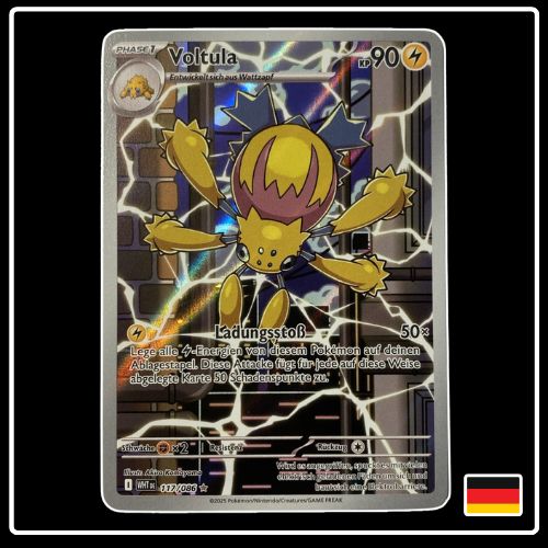 Voltula Illustration Rare 117/086 Pokemon Weisse Flammen