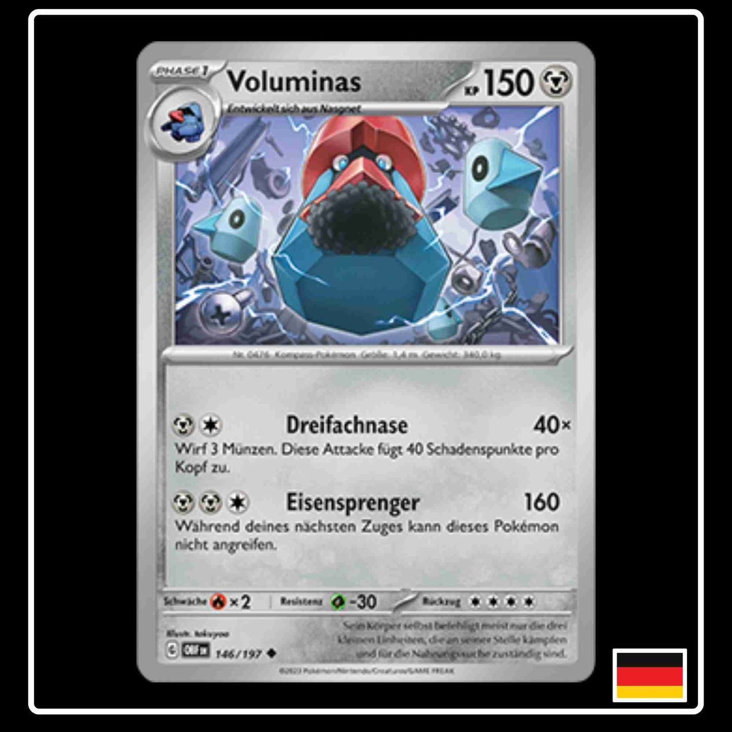 Pokemon Karte Voluminas