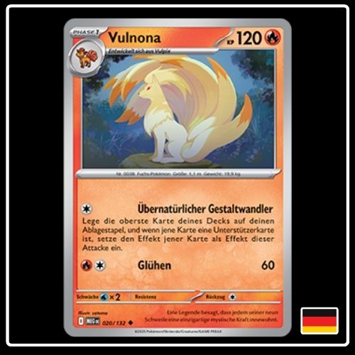 Vulnona 020/132 Pokemon Mega Entwicklung