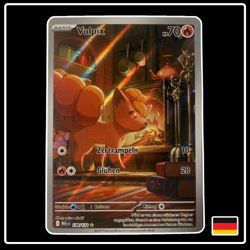 Vulpix Illustration Rare 138/132 Pokemon Mega Entwicklung