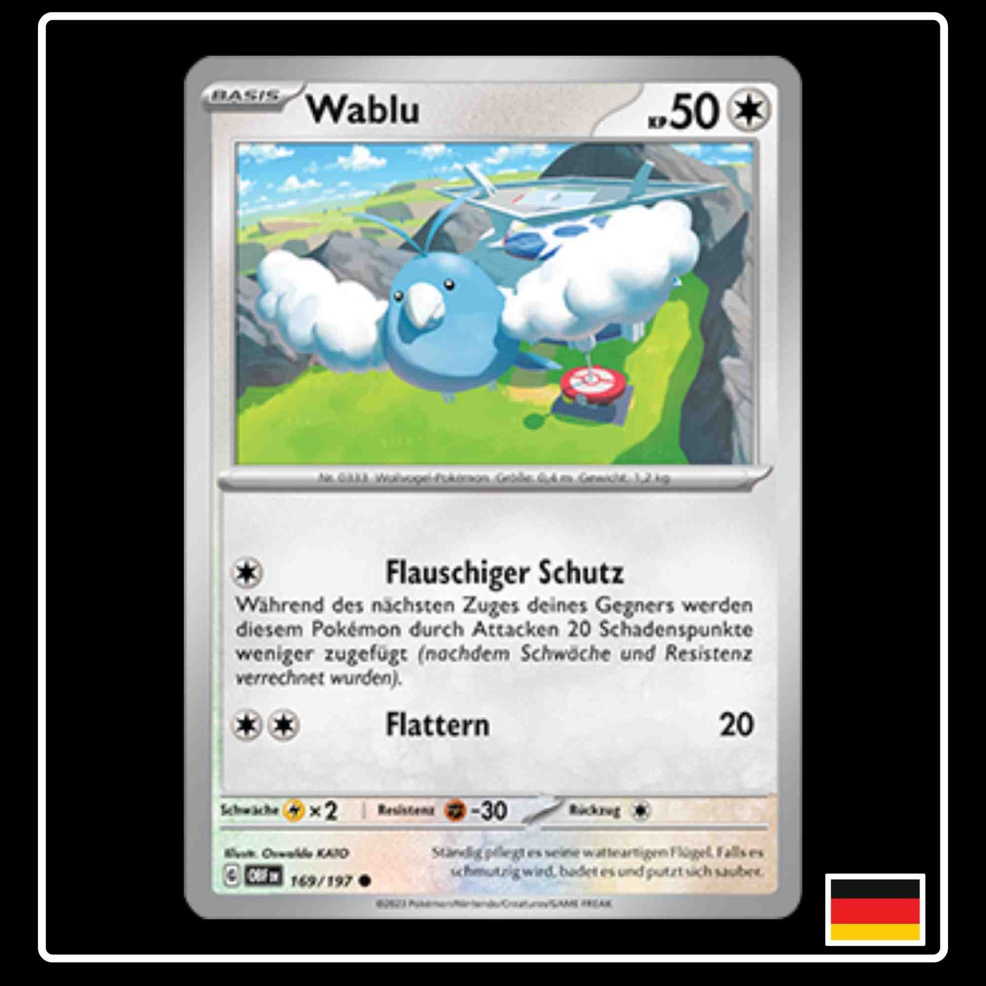 Pokemon Karte Wablu 169/197