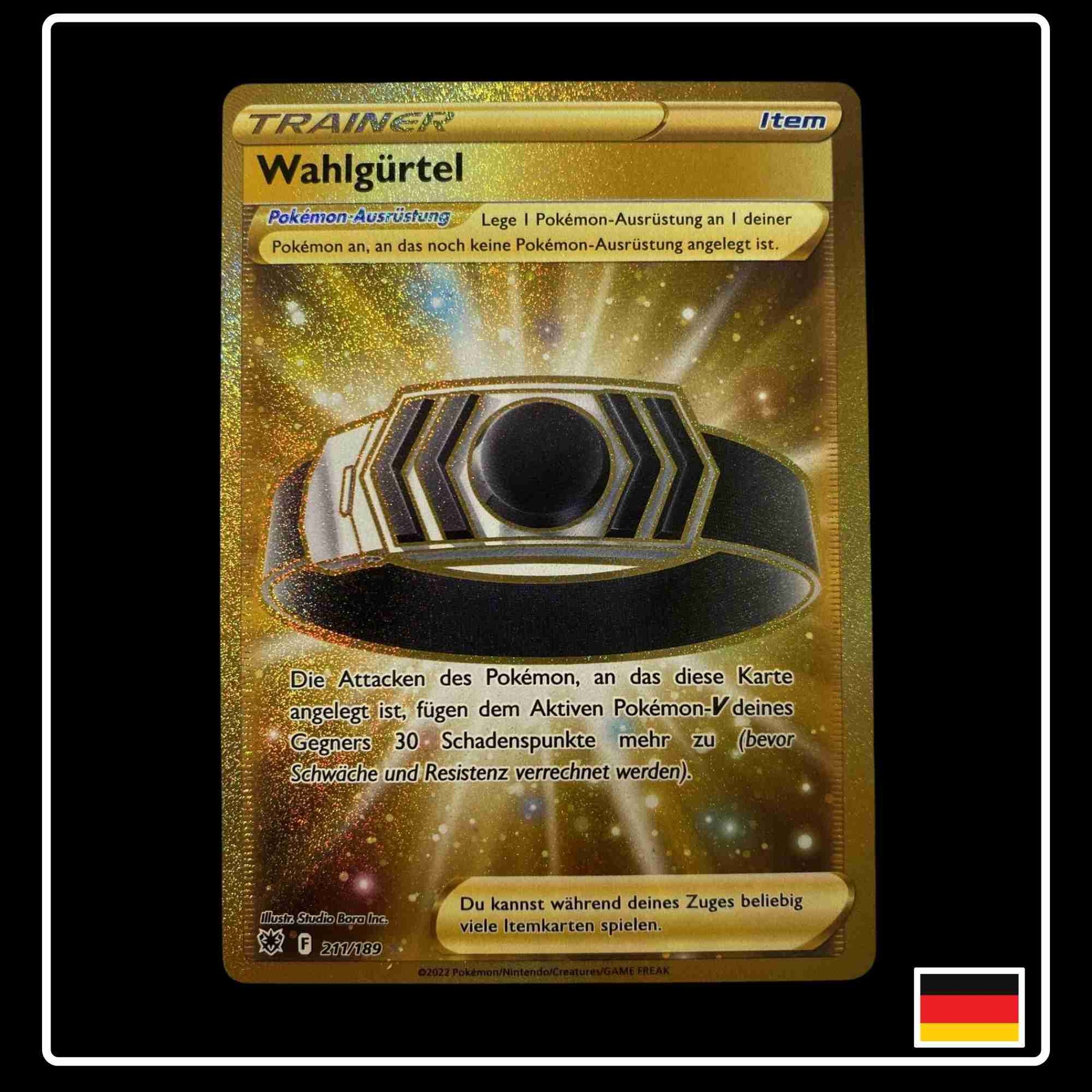 Wahrgürtel Pokemon Karte 211/189 aus dem Set Astralglanz