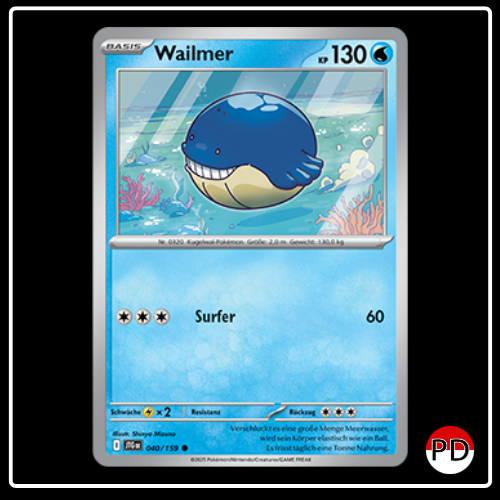 Wailmer 040/159 Pokemon Reisegefährten