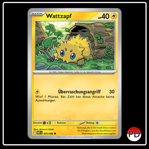 Wattzapf 033/086 Pokemon Weisse Flammen