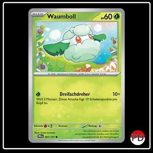Waumboll 007/131 Pokemon Prismatische Entwicklungen