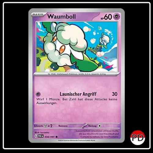Waumboll 034/091 Pokemon Paldeas Schicksale