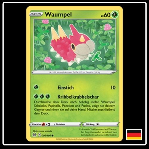 Waumpel 006/196 Pokemon Verlorener Ursprung