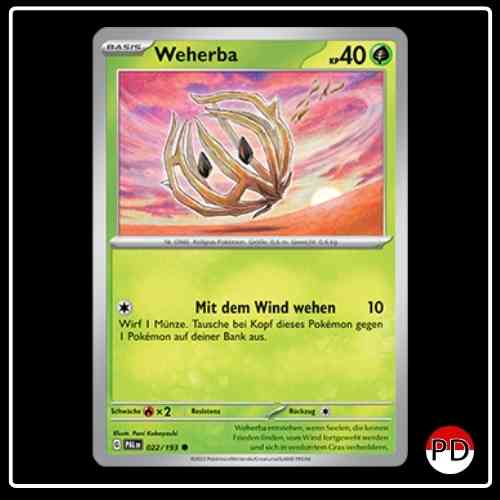 Weherba 022/193 Pokemon Entwicklungen in Paldea