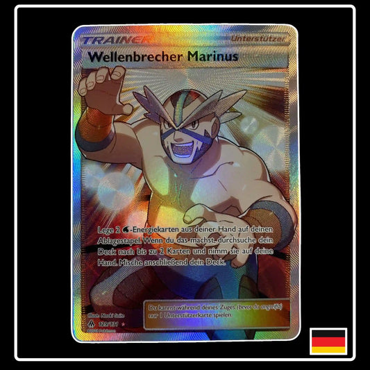Wellenbrecher Marinus Trainer Full Art 129/131 Pokemon Grauen der Lichtfinsternis