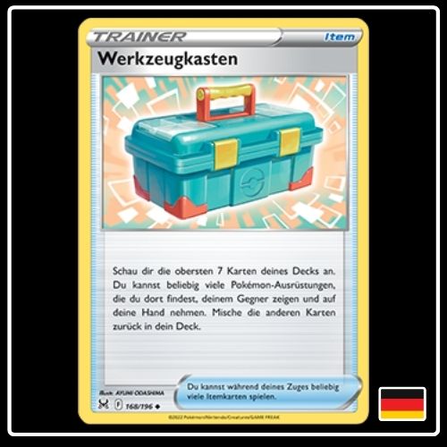 Werkzeugkasten 168/196 Pokemon Verlorener Ursprung