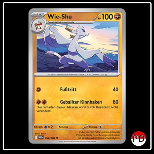 Wie-Shu 053/086 Pokemon Weisse Flammen