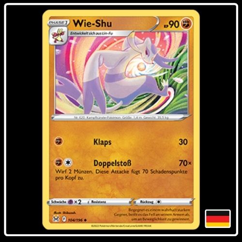 Wie-Shu 104/196 Pokemon Verlorener Ursprung