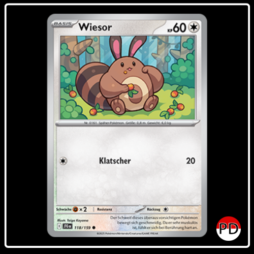 Wiesor 118/159 Pokemon Reisegefährten