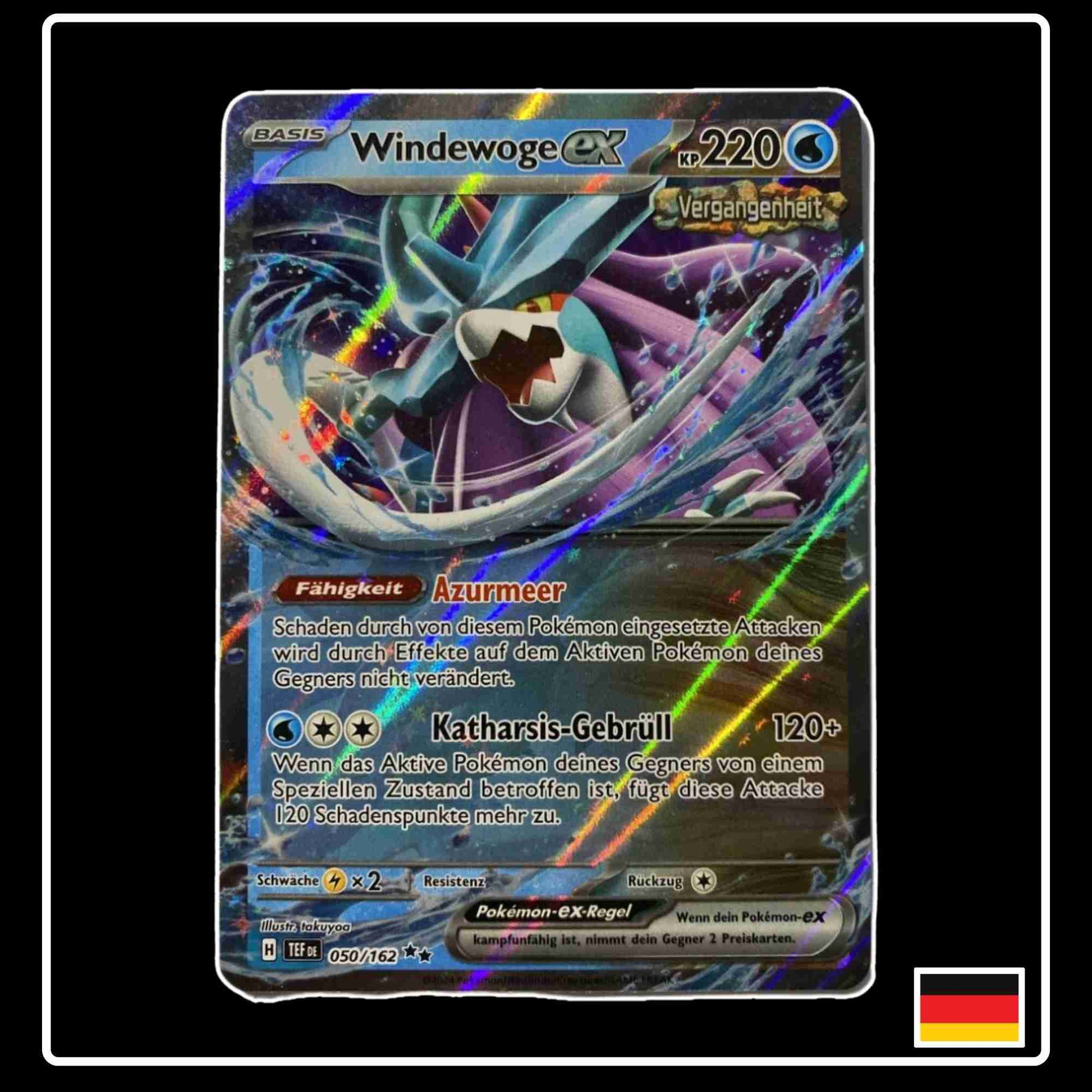 Windewoge ex Double Rare Pokemon Karte 050/162 aus dem Set Gewalten der Zeit