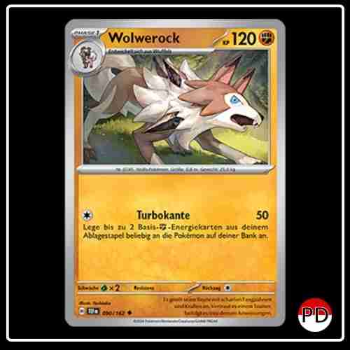 Wolwerock 090/162 Pokemon Gewalten der Zeit