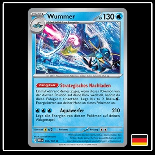 Wummer 038/132 Pokemon Mega Entwicklung
