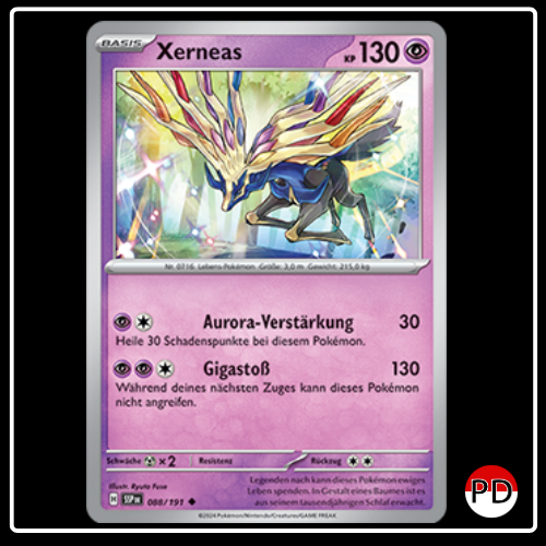 Xerneas 088/191 Pokemon Stürmische Funken