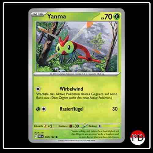 Yanma 002/182 Pokemon Ewige Rivalen
