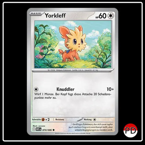 Yorkleff 074/086 Pokemon Weisse Flammen