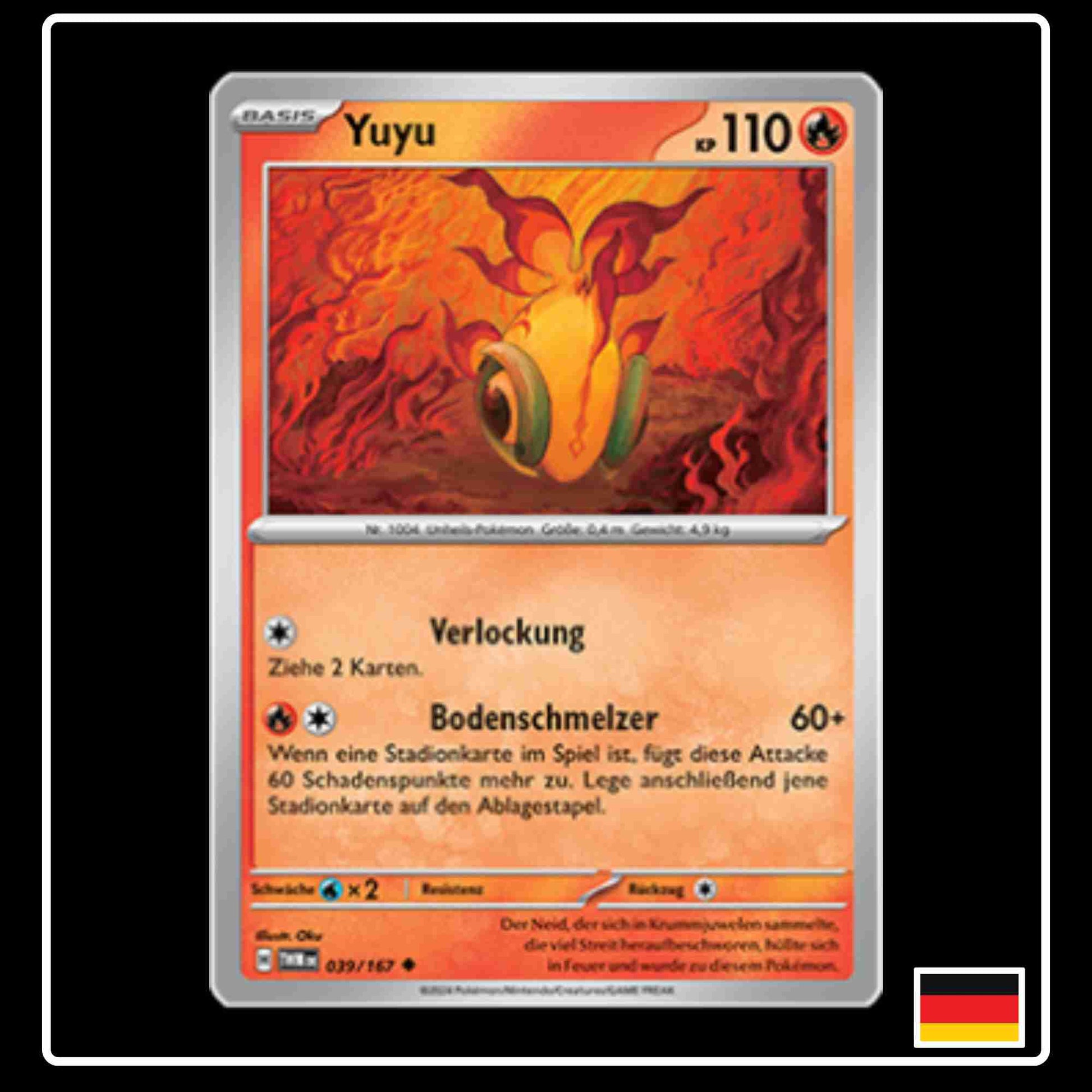 Yuyu Pokemon Karte 039/167 aus dem Set Maskerade im Zwielicht