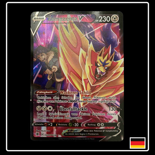 Zamazenta V Pokemon Trainergalerie Karte TG22/TG30 aus dem Set Astralglanz