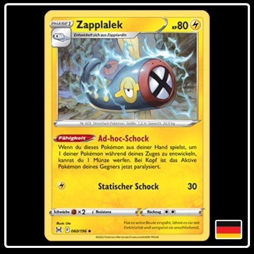 Zapplalek 060/196 Pokemon Verlorener Ursprung