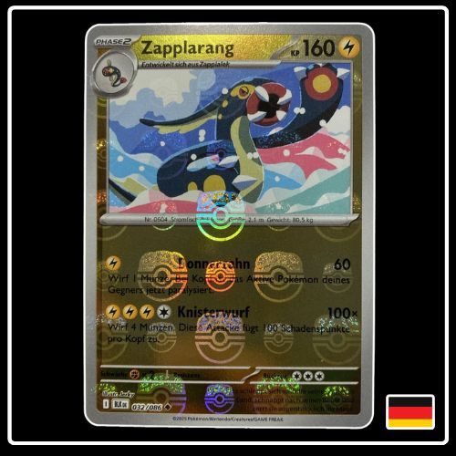Zapplarang Meisterball 032/086 Pokemon Schwarze Blitze