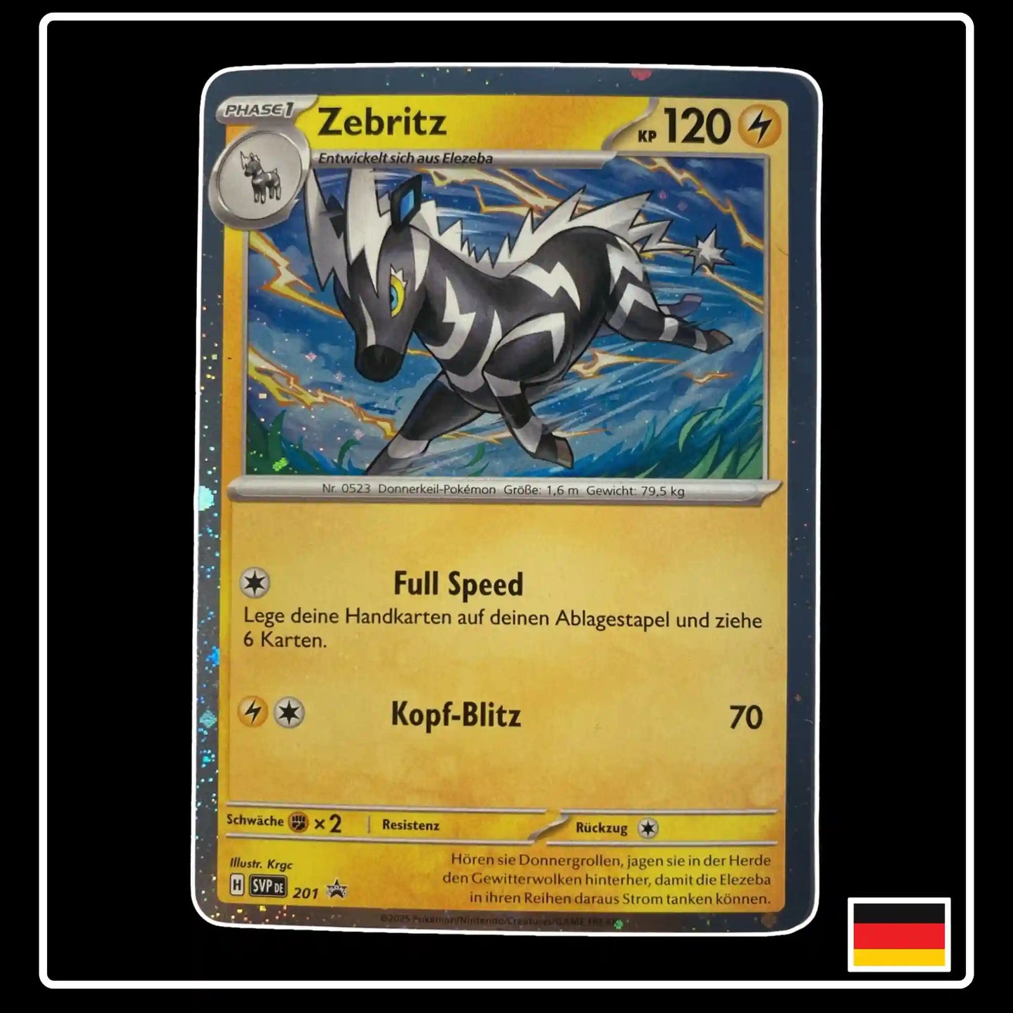 Zebritz HOLO SVP DE 201 SV Black Star Promo