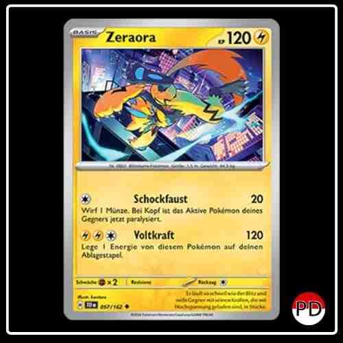 Zeraora 057/162 Pokemon Gewalten der Zeit