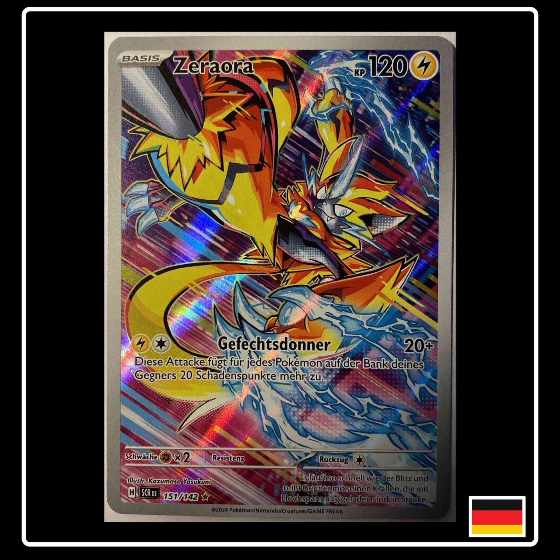 Zeraora Illustration Rare 151/142 Pokemon Stellarkrone