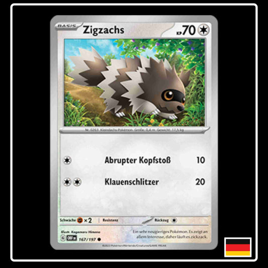 Pokemon Karte Zigzachs