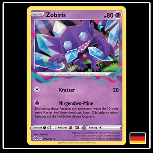 Zobiris 070/196 Pokemon Verlorener Ursprung