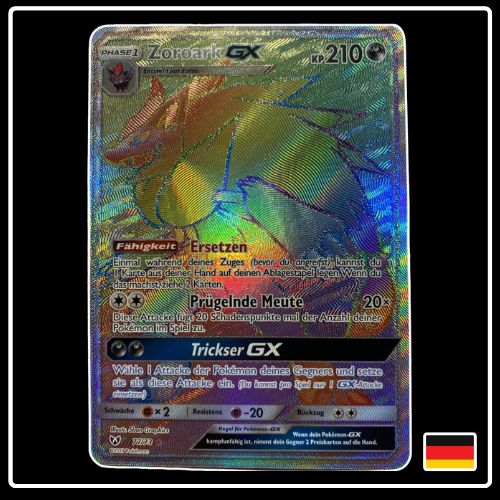 Zoroark GX Rainbow 77/73 Pokemon Schimmernde Legenden