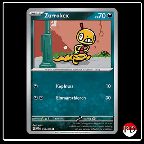 Zurrokex 057/086 Pokemon Weisse Flammen