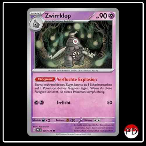 Zwirrklop 036/131 Pokemon