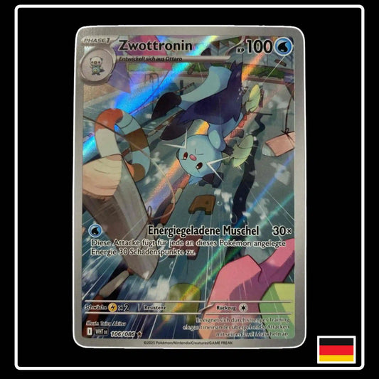 Zwottronin Illustration Rare 106/086 Pokemon Weisse Flammen