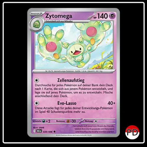 Zytomega 039/086 Pokemon Schwarze Blitze