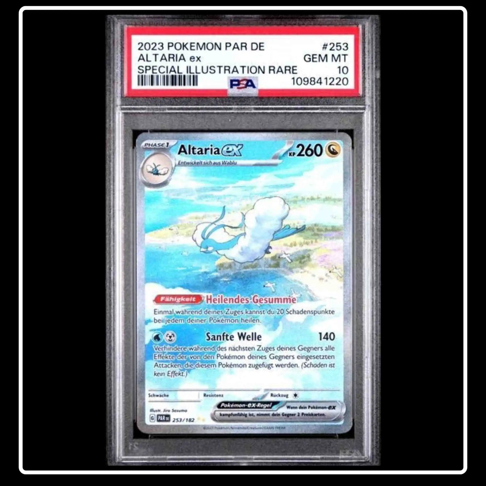 Altaria SIR PSA 19 253/182 Pokemon Paradox Rift