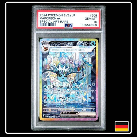 Aquana ex SIR 205/187 Terastal Festival ex sv8a PSA 10 (JP)