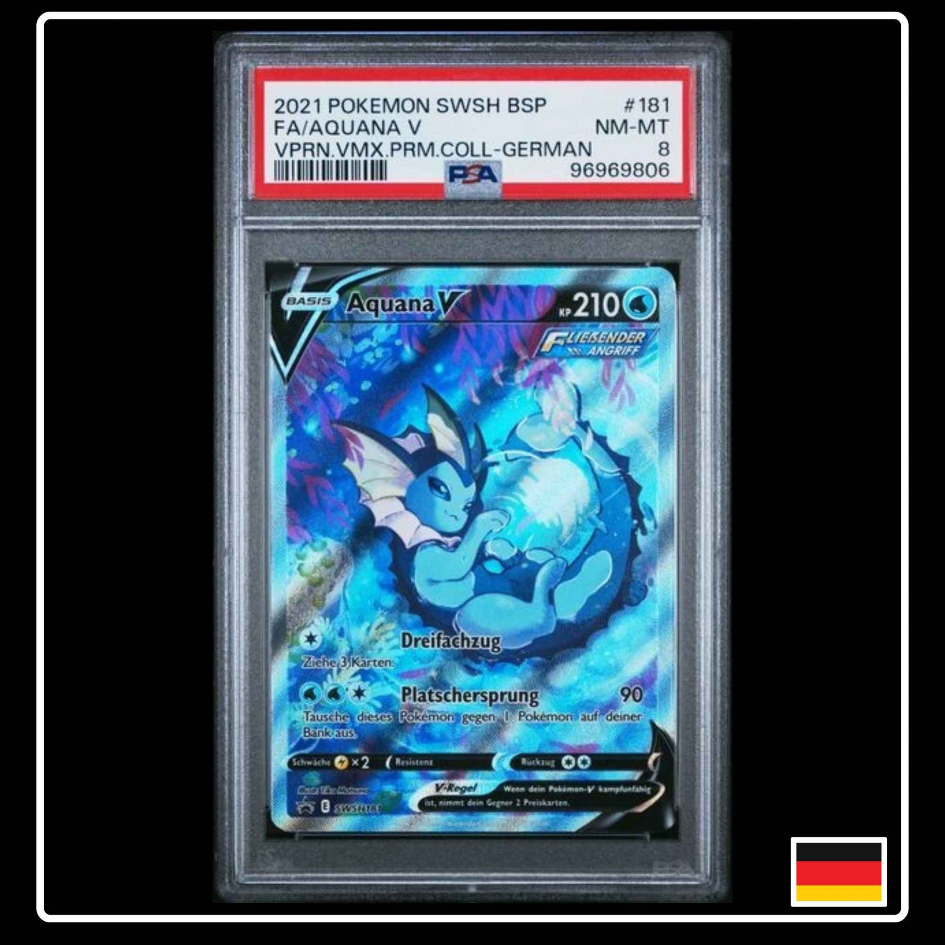 Aquana PSA 9 Pokemon Alternativ Art