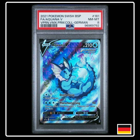 Aquana V Alternative Art Pokemon Black Star Promo SWSH181 PSA 8