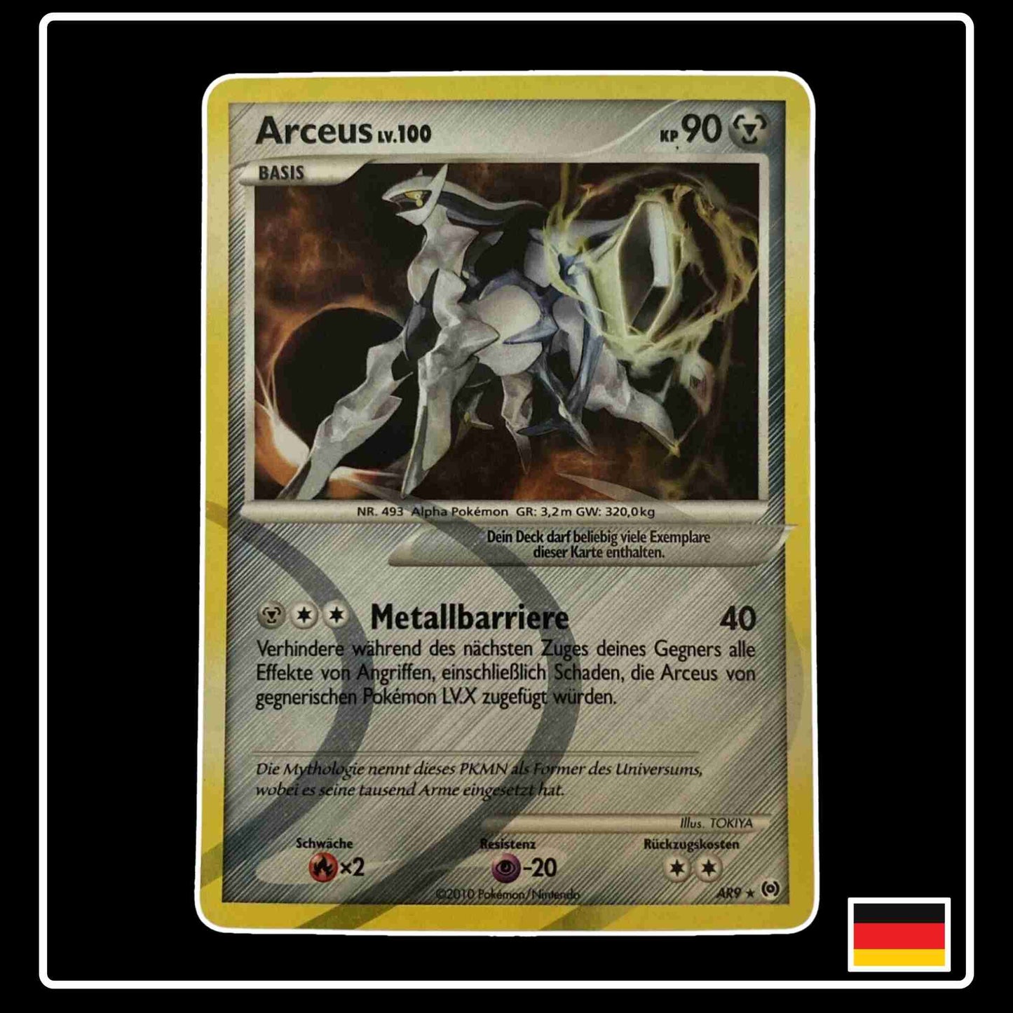 Arceus Lv. 100 AR9 Pokemon Platin Arceus