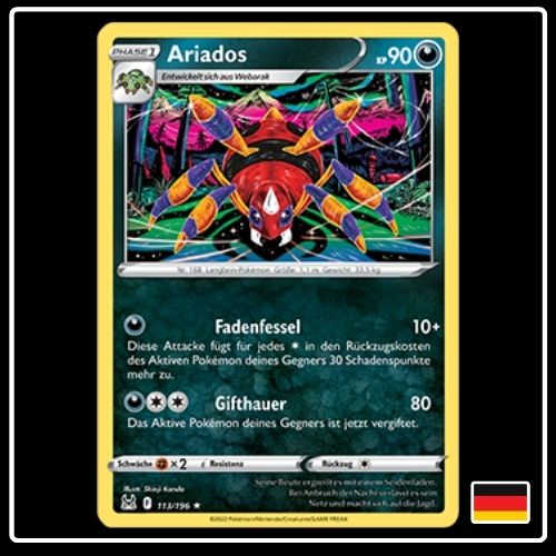Ariados 113/196 Pokemon Verlorener Ursprung