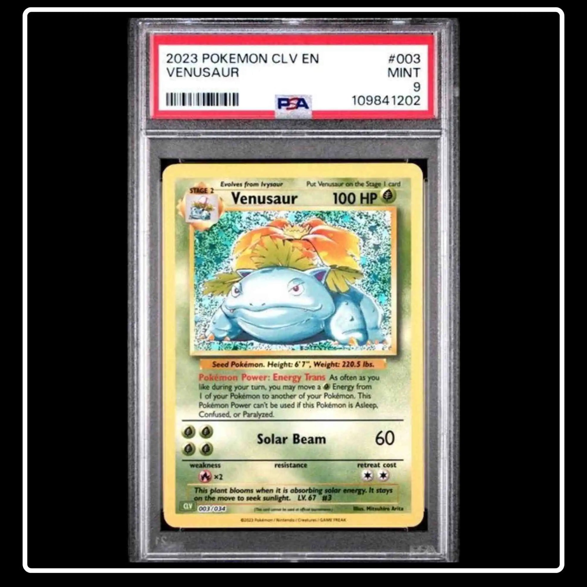 Bisaflor Pokemon TCG Classic Collection PSA 9