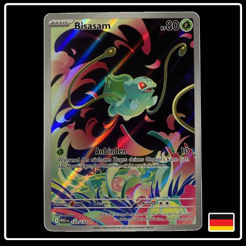 Bisasam Illustration Rare 133/132 Pokemon Mega Entwicklung