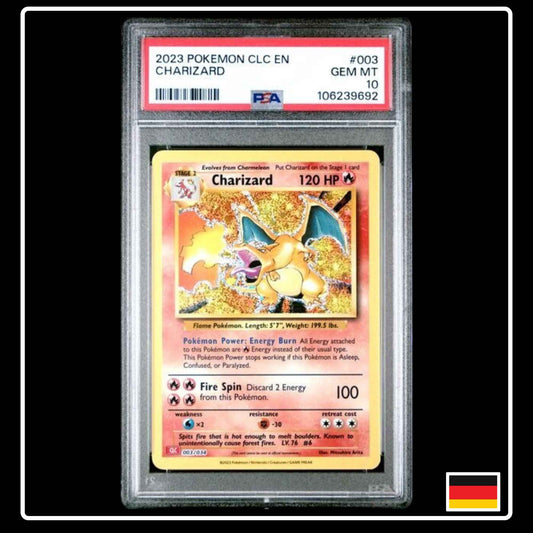 Charizard CLC 003/034 Pokemon TCG Classic Collection PSA 10