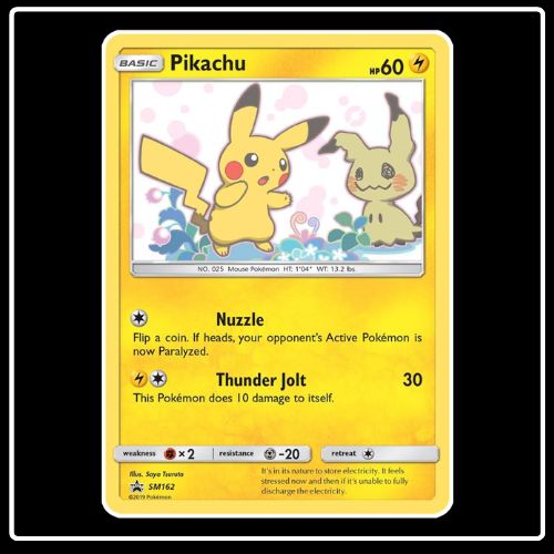 Pikachu HOLO SM162 Pokemon SM Black Star Promo (EN)